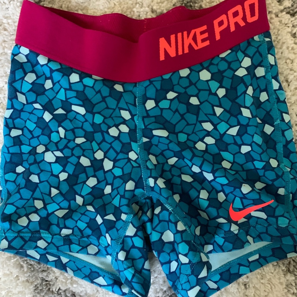 Blue nike shorts